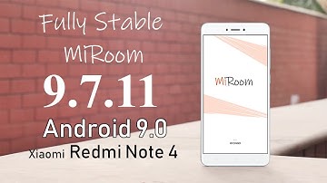 New Port Miroom 9.7.11 Android Pie For Xiaomi Redmi Note 4/4X
