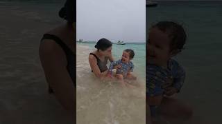 rainy grand cayman beach day #disneycruise #family #travel #minivlog #caribbean