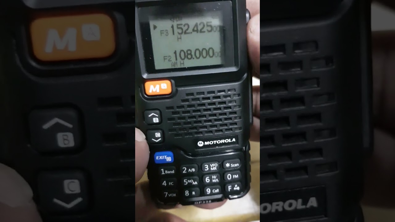 วิธีออกจากช่องเมมโมรี่ Motorola gp338