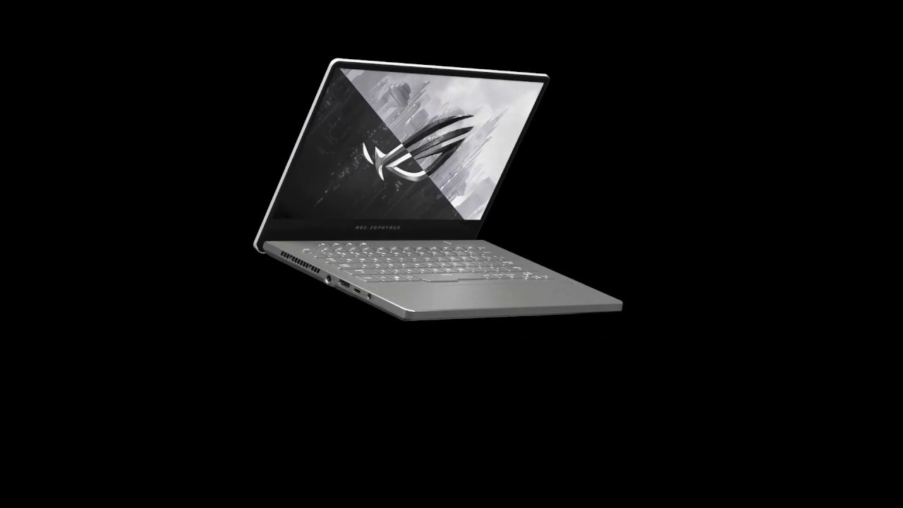 ROG Zephyrus G14 GA401 AniMe Matrix 360 exploded view Moonlight White ...