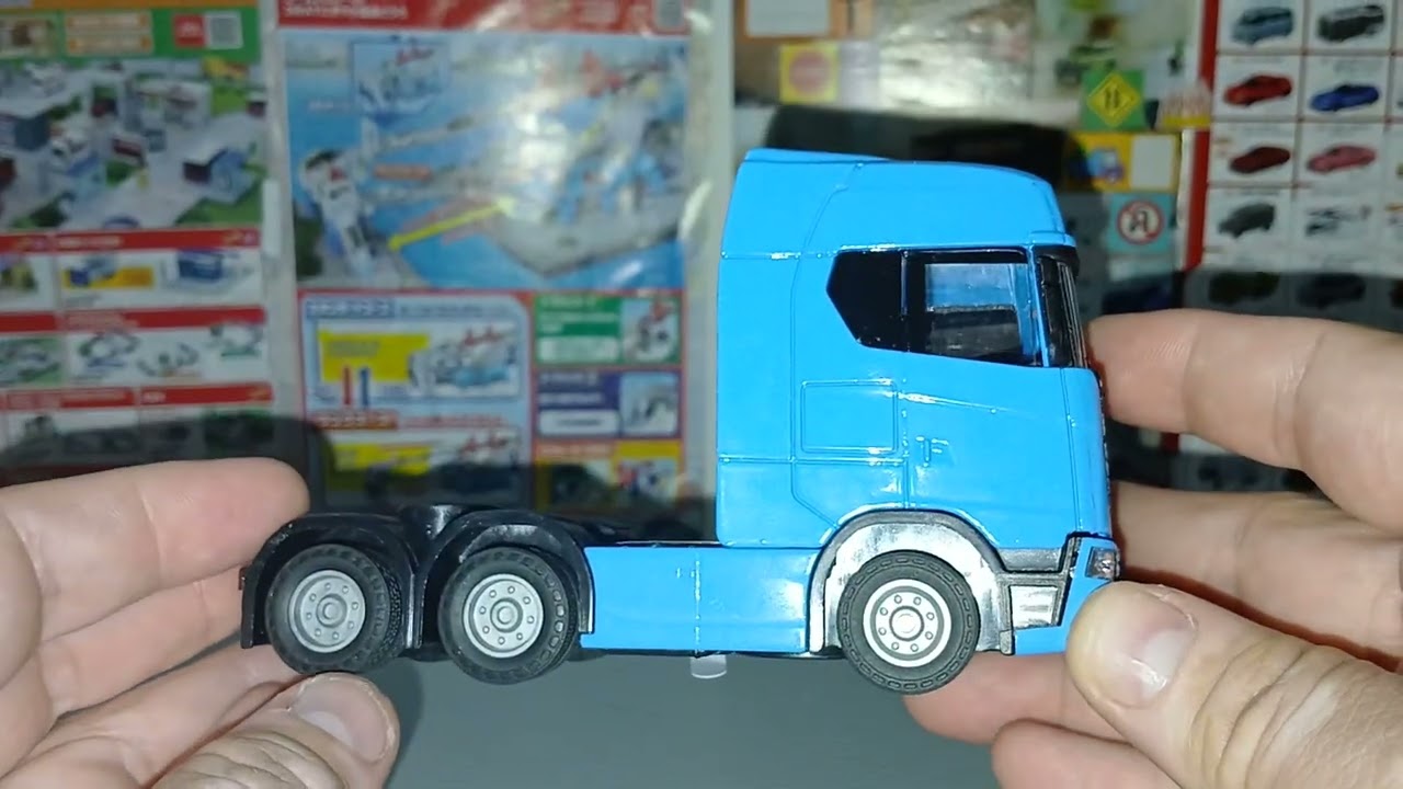 Diecast 1/43 scale Scania truck - YouTube