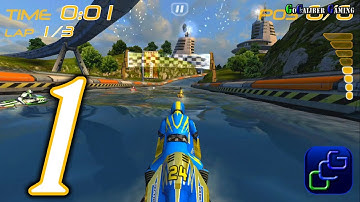 Riptide GP Walkthrough - Gameplay Part 1 - Championship - Cuda - Entry Level (IOS Android)