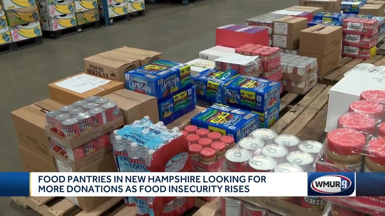 Food pantries in NH look for more donations as food insecurity rises