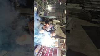 Running Welding in to the GI Grill #viralvideo #highlights #foryou #youtubeshorts