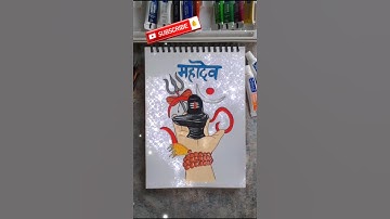 Lord Shiva💙//Shivling Painting 🙏#lordshiva #shivling #mahadev #shorts #status