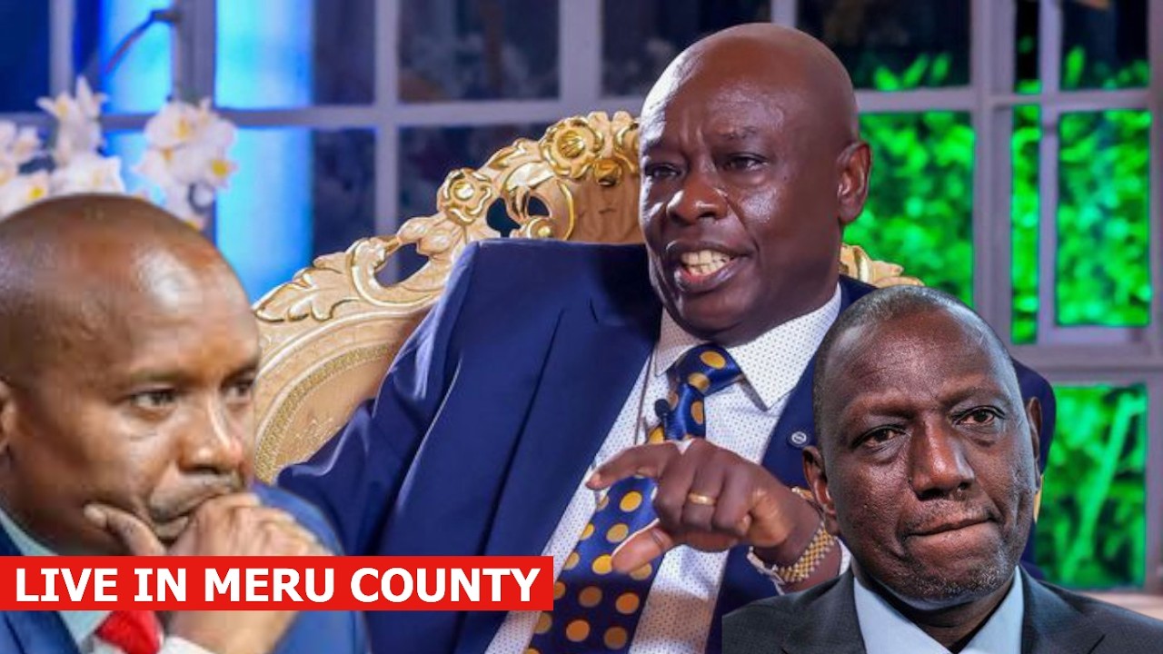 LIVE! GACHAGUA EXPLOSIVE INTERVIEW IN MERU DESTROYING RUTO, KINDIKI FOR USING KIKUYU LEADERS