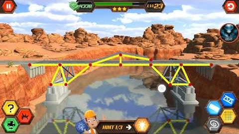 Bridge Construction Simulator 3d Level 23