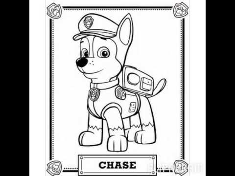  Coloring  pages  PAW  Patrol  version part 1 YouTube