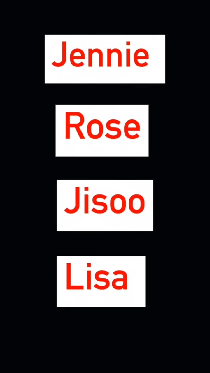 Who is your bias in BLACKPINK? #jennie #rosé #jisoo #lisa #blackpink #shorts