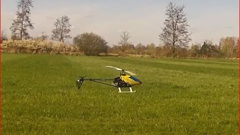 Align T-Rex 450 Plus DFC RTF with 3GX MR FBL - first/maiden flight on March 30, 2017