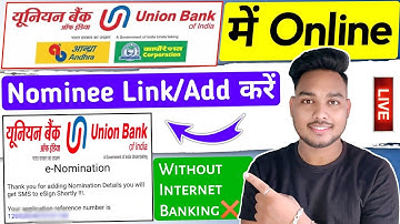 How to add nominee in union bank of india online/Union bank nominee change online/Techno Pradum