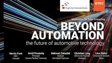 HTGF x GTEC ⎪BEYOND AUTOMATION