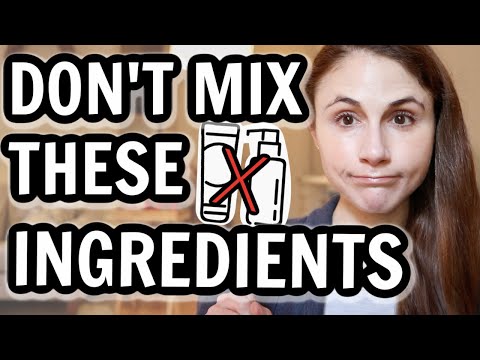 Video: Which products should not be mixed for skin care