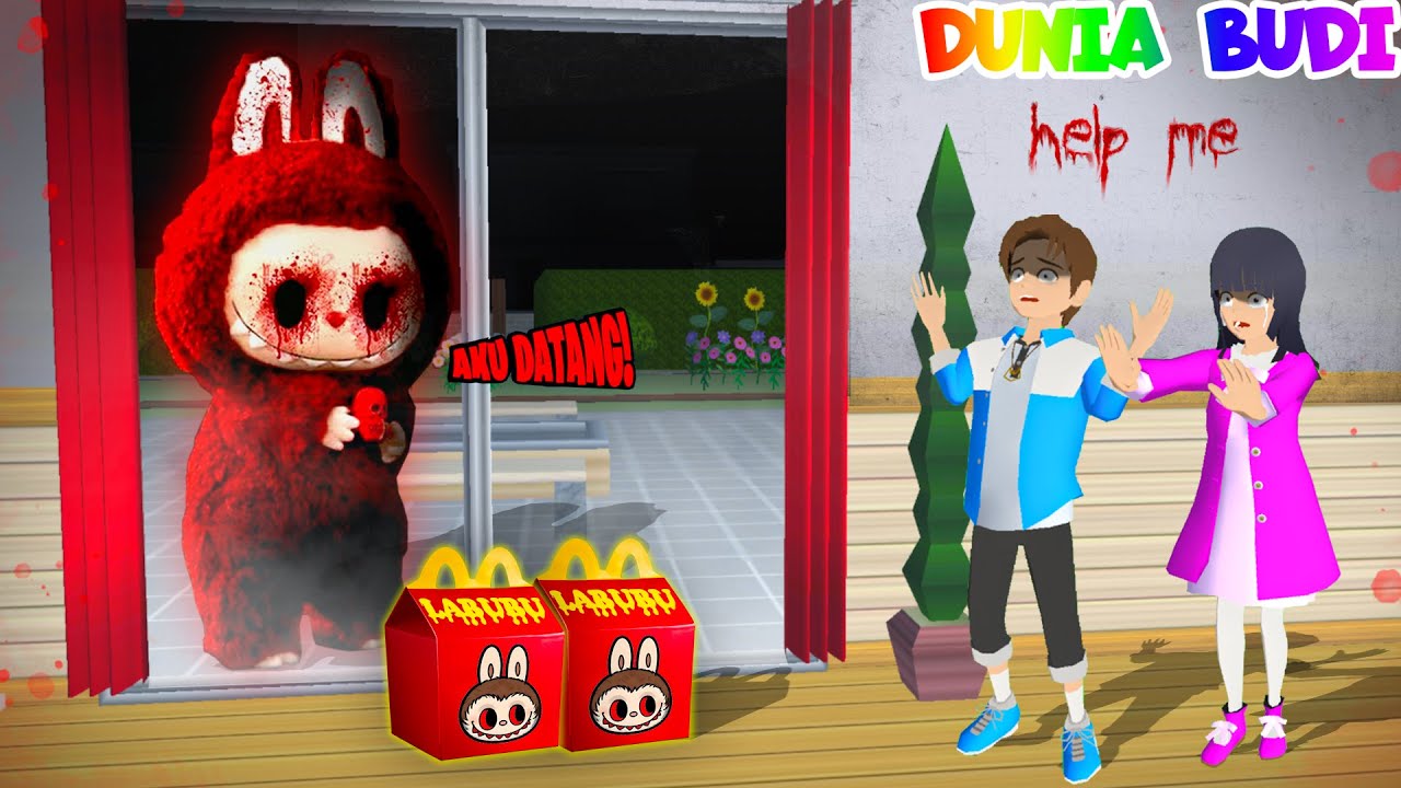Labubu Simulator Yuta Mio Beli Happy Meal Labubu Jam 12 Malam | Panik Hantu Labubu ...