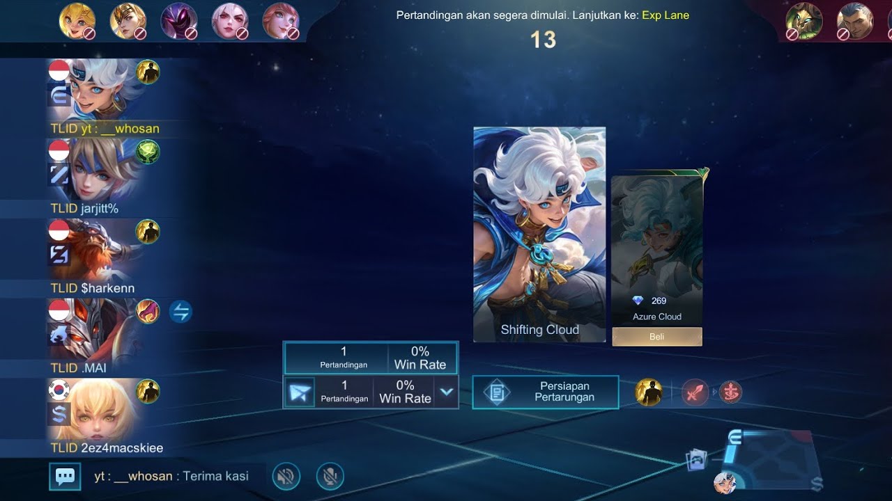 hari ke 2 belajar sora langsung bantai preman exp #mobilelegends #mobilelegendsbangbang #mlbb 