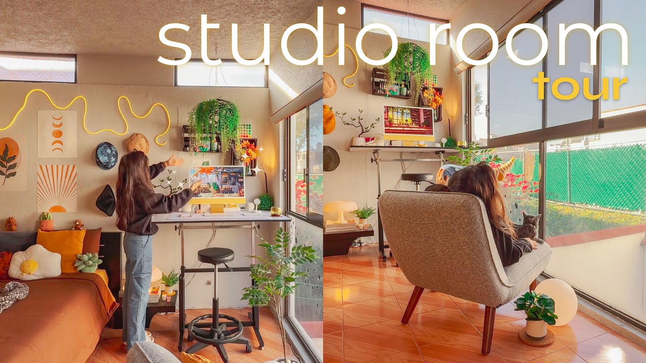 Así Transformé Mi Habitación en un Studio Room! | Room Makeover & Tour