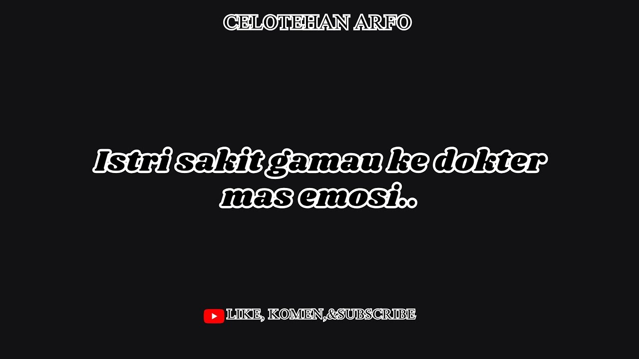 ISTRI SAKIT GAMAU KEDOKTER⁉️MAS EMOSI⁉️ |ASMR HUSBAND 