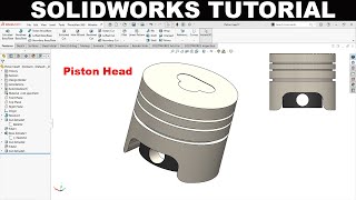 Celebrity Solidworks tutorial Piston Head Profile