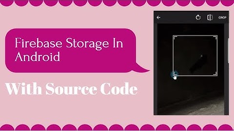 1 Firebase Storage | How to store gallery image in firebase | Crop image using image cropper