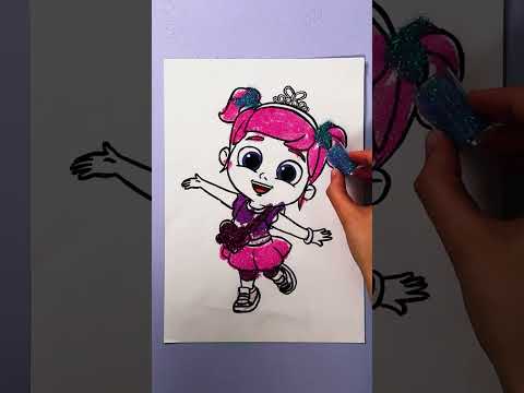 DIY Glitzerkleid für Kinder! ✂️👗 #Shorts