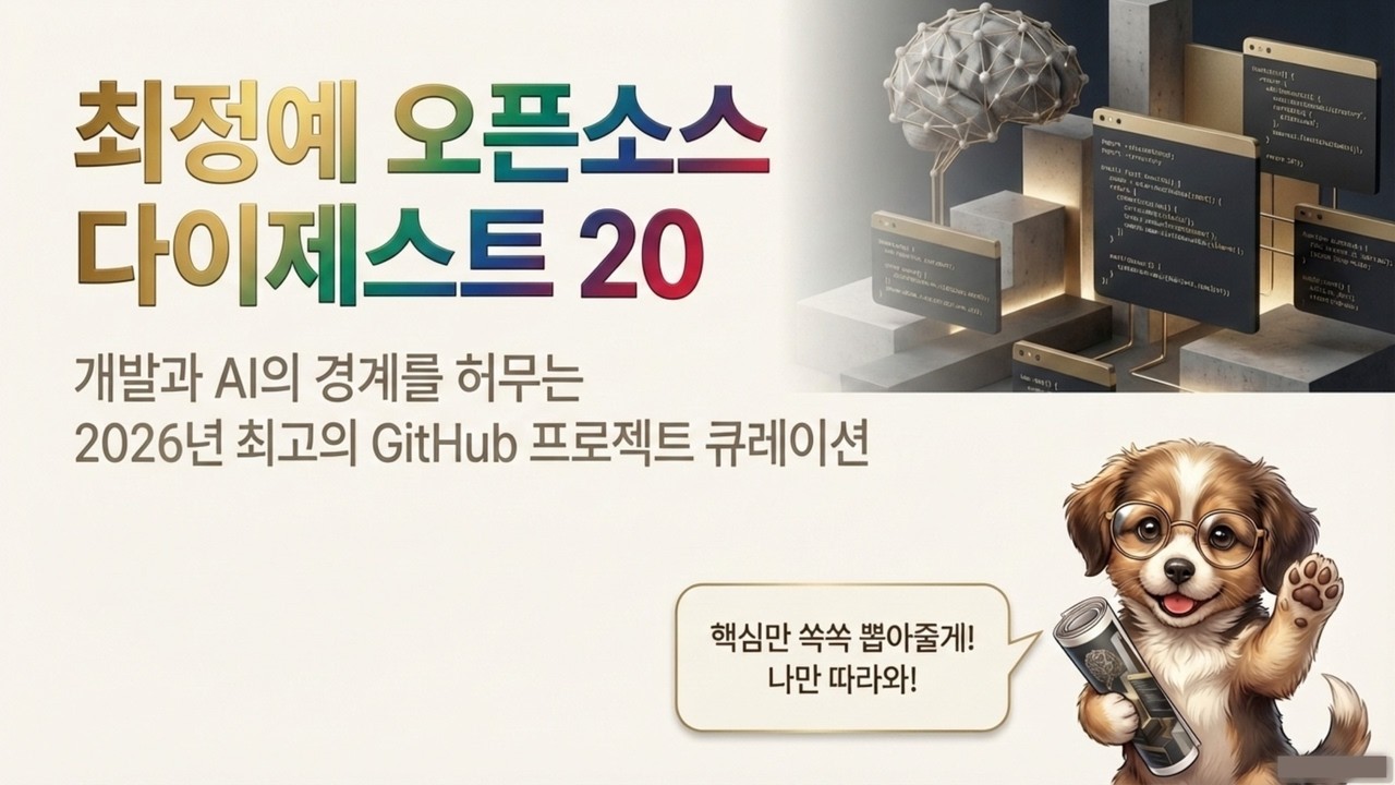 ⁣[Open Source] 2026년 꼭 알아야 할 오픈소스 TOP 4: AI 에이전트부터 1-Bit LLM까지 | AI 네이티브 워크플로우