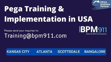 BPM911 Pega Overview