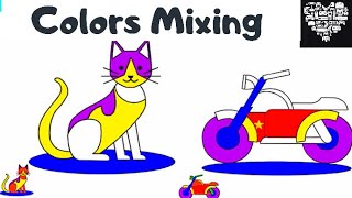 COLOR MIXING Rainbow colors PRIMARY COLORS FOR KIDS Educational app screenshot 3