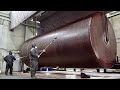Processus de fabrication dun trs grand rservoir dhuile de 50 000 litres