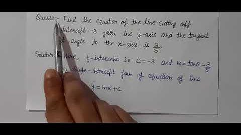 Class 11th, Maths, Chapter-10, Day-184, Lecture-10 (Straight Lines)