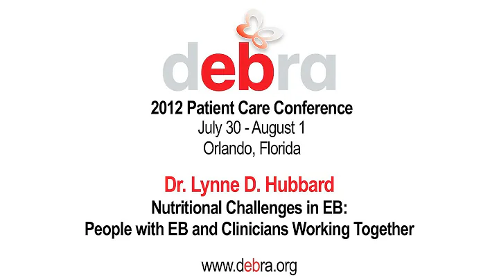 Dr. Lynne Hubbard - DebRA of America 2012 Patient ...