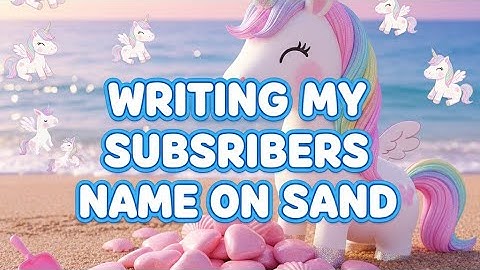 writing my subscribers name on sand #shorts #viral #trending