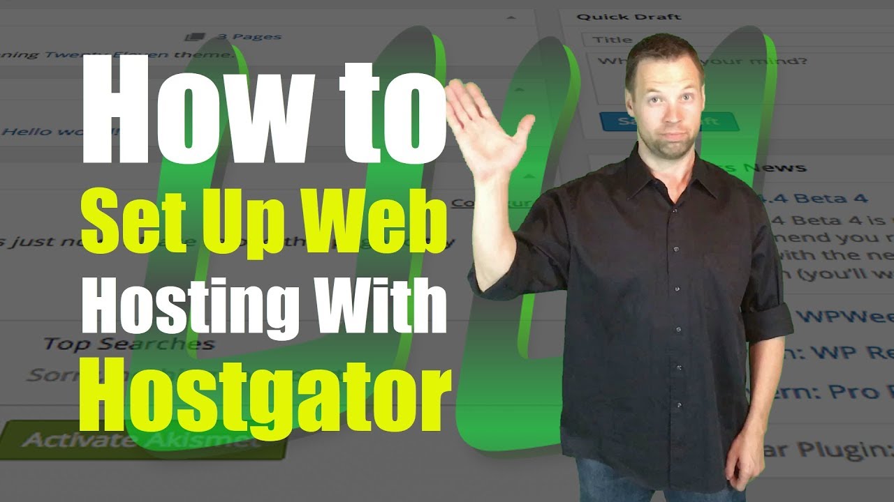 How to Set Up Web Hosting With Hostgator - How Websites Work - YouTube