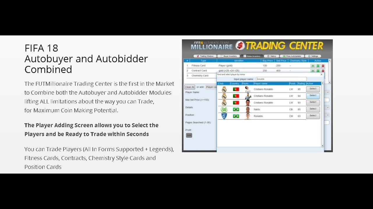 FUTMillionaire Review-FIFA 18 Autobuyer and Autobidder Combined