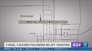 2 dead, 3 injured following Mississippi apartment shooting