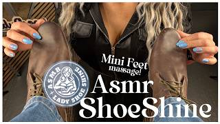 🤫 SHOE SHINE ASMR | Soft Leather Sounds & Hidden Experiment! (Find it!) 🔎 screenshot 1