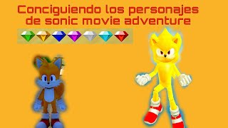 Conciguiendo los 2 personjes de Sonic movie adventure