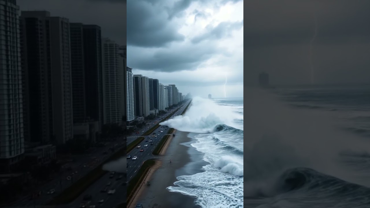 “Tsunami Hits America: Shocking Real Footage 🌊🇺🇸”