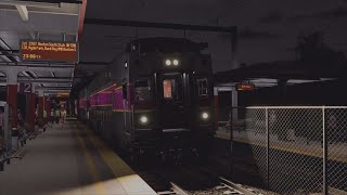 Train Sim World 6 PS5 Boston Sprinter Operating MBTA Commuter Rail Train 838 to Boston Part 1