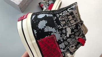LFC x Converse Chuck 70 Black Egret Tomato A05964C