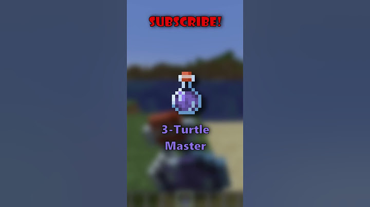 The BEST POTIONS In Minecraft...