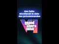 #gta6 : une fuite dévoilerait la date des précommandes #shorts #sortie
