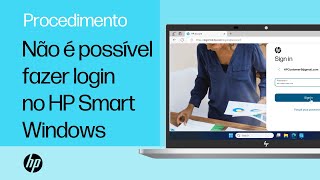 Não é possível fazer login ou criar uma conta do HP Smart (Windows) | Impressoras HP | HP Support