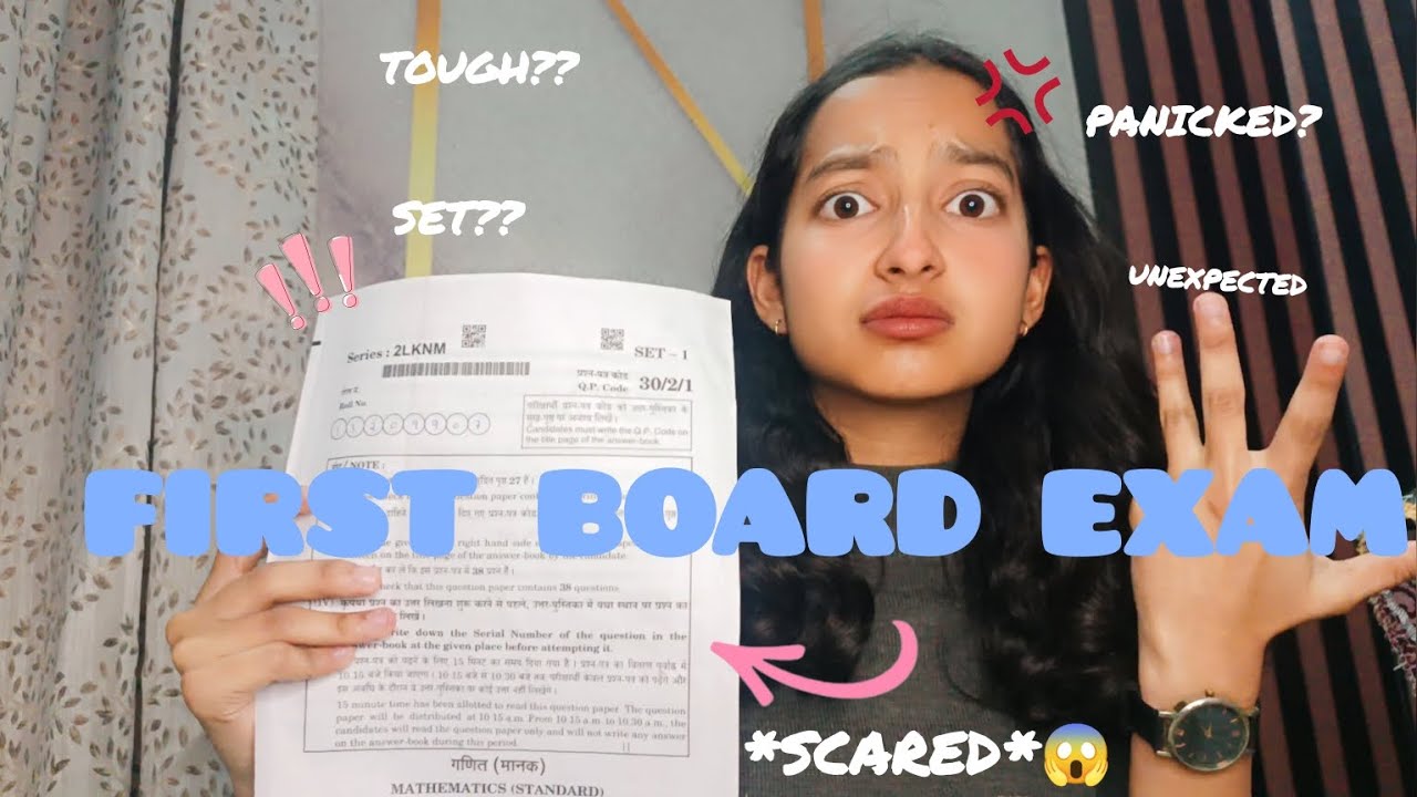Math board exam 2026💀 reaction+storytime tough? Unexpected? *Scared* messed up?? 