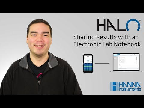 How To Share Results from the HALO™ Wireless pH Meter to an Electronic Lab Notebook
