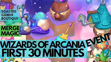 Merge Magic Wizards Of Arcania Event • First 30 Minutes !!! Level 8 Coin Storage In Last 10 Min ☆☆☆