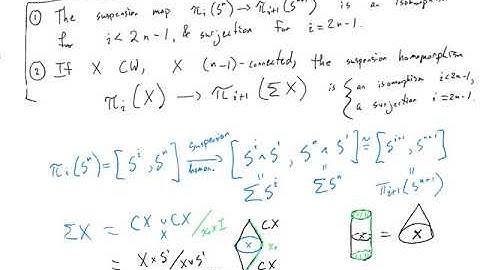 6802 Excision and Freudenthal Suspension Theorem