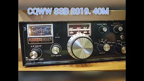 CQWW SSB 2019  40M. TRX ATLAS 210X