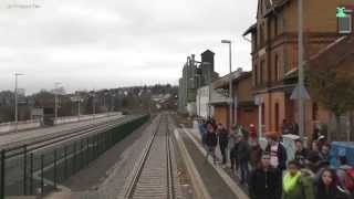 Führerstandsmitfahrt von Worms Hbf nach Mainz Hbf (über Alzey) - BR 218 - DB Bahn Nr.55