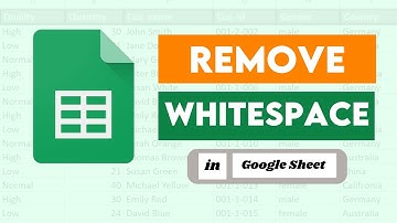 How to Remove Whitespace in Google Sheets | Quickly Remove Extra Spaces in Google Sheets