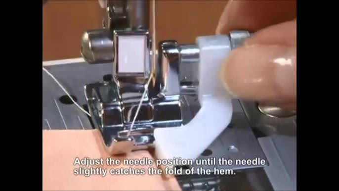 How to use the Brother Sewing Machine Blind Stitch Foot 